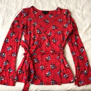 Topshop Women’s Red Top